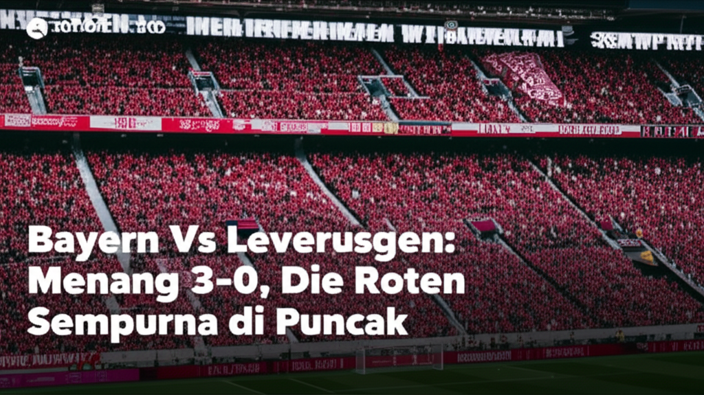 Bayern Vs Leverkusen: Menang 3-0, Die Roten Sempurna di Puncak